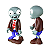 Boneco Zumbão 45cm - Plants Vs Zombies - Imagem 1