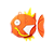Case capa Silicone para AirPods Magikarp- Pokémon - Imagem 1