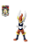 Figure Cinderace Pokémon Monster Collection - Original Takara Tomy - Imagem 2