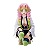 Figure Mitsuri Kanroji Squatting Demon Slayer - Original Sega - Imagem 1