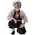 Figure Sanemi Shinazugawa Squatting Demon Slayer - Original Sega - Imagem 1