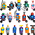 Pack 16 Personagens Among Us - Blocos de Montar - Imagem 1