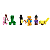 Pack 28 Figures Minecraft - Games - Imagem 4