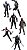 Pack 6 Figures Batman Arkham Knight Dc Comics - Original F5 - Imagem 1
