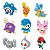 Pack com 9 Pokémon Ver. 3 - Mini Blocos de Montar - Imagem 1