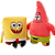 Pelúcias Patrick Estrela e Bob Esponja 35 CM - Imagem 1