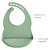 Babador em Silicone com Pega-Migalhas - Verde - Imagem 2