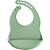 Babador em Silicone com Pega-Migalhas - Verde - Imagem 1