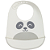 Babador em Silicone com Pega-Migalhas Gumy - Off White - Imagem 2