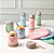 Babador em Silicone com Pega-Migalhas Gumy - Rosa - Imagem 4
