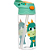 Garrafinha Tritan Buba Zoo - Dino - Imagem 1