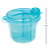 Pote para Leite em Pó com Divisória - Azul - Imagem 5
