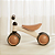 Bicicleta de Equilibrio 4 Rodas - Bege - Imagem 5
