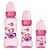 Kit Mamadeira Criativa, 70ml/140ml/250ml, Rosa - Neopan - Imagem 1