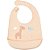 Babador em Silicone com Pega-Migalhas Bege, Cloudy - Buba - Imagem 1