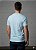 Camiseta Masculina Gold Croco – Malha Egípcia Azul Claro - Imagem 2