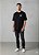 Camiseta Masculina Oversized Preta Estilo Streetwear - Imagem 2