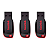 Pen Drive Sandisk Cruzer Blade 16Gb -3 Pack-Sdcz50C-016G-B35 - Imagem 3
