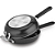 Frigideira Dupla Cuisinart Antiaderente Preto 25 Cm Fp2-24Bk - Imagem 1