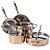 Panelas Cuisinart Copper Collection 8 Peças Cobre Ctpp-8 - Imagem 1
