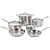 Panelas Cuisinart Aço Inox Chef'S Classic 10 Peças 77-10 - Imagem 1