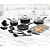 Conjunto Panelas Cuisinart Preto Chef  Com 22 Peças P55-22Bk - Imagem 3
