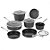 Conjunto Panelas Cuisinart Preto  Anodizado 11 Peças 62I-11 - Imagem 1