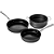 Conjunto Panelas Cuisinart Preto  Anodizado 11 Peças 62I-11 - Imagem 7