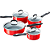 Conjunto Panelas Cuisinart Advantage Vermelho 11P 55-11R - Imagem 5