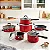 Conjunto Panelas Cuisinart Advantage Vermelho 11 Peças 55-11R - Imagem 9