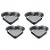 Conjunto Mini Formas Cuisinart Corações 4 Peças Cmbm-4Hrt1 - Imagem 1
