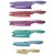 Conjunto Facas Cuisinart Colors Com Protetor Lamina 12 P - Imagem 1
