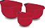 Conjunto Bowls Cuisinart Vermelho 3 Peças - Imagem 2
