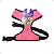 Peitoral Confort Grande Rosa - Imagem 1