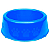 Comedouro Perolizado Luxo Pet Injet 600 Ml - Azul - Imagem 1