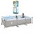 Piscina Estrutural Retangular 3701L Avenli Jilong Cinza - Imagem 6