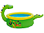 Piscina Infantil Inflável Jilong 1400L Redonda Dinossauro - Imagem 1