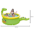 Piscina Infantil Inflável Jilong 1400L Redonda Dinossauro - Imagem 4