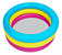 Piscina Inflável Redonda 3 anéis Jilong Kiddy 76x25cm 88L - Imagem 2