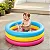 Piscina Inflável Redonda 3 anéis Jilong Kiddy 76x25cm 88L - Imagem 5