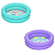 Piscina Infantil Aro Duplo 61cmX15cm Azul e Lilas - 51061 - Imagem 3