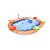 Almofada Inflável 152X115X25cm Animais Marinhos - 51356 - Imagem 1