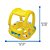Flutuador para Bebê com Cobertura Amarelo 66x66 cm Jilong - Imagem 3