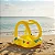 Flutuador Para Bebê Com Cobertura Amarelo 66x66 Cm Jilong Amarelo - Imagem 5