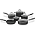 Conjunto Panelas Cuisinart Advantage Preto 11 Peças 55-11Bk - Imagem 1