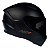 Capacete ASX City Solid Fosco Preto/Grafite – Tamanho 58/M - Imagem 2