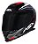 Capacete ASX Eagle Street Brilho Preto/Grafite/Branco Tamanho 58/M - Imagem 3