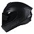 Capacete ASX Draken Solid Fosco Preto Tamanho 58/M - Imagem 3