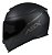 Capacete Asx Eagle Solid Preto Fosco Cinza - Imagem 1