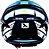 Capacete ASX City Air Pilot Preto Azul e Amarelo - Imagem 8